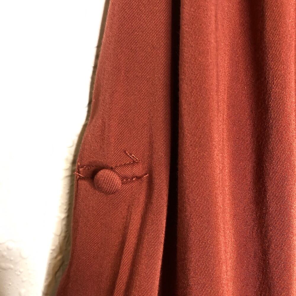 Torrid Rust Orange Zip Front Drawstring Waist Dre… - image 8